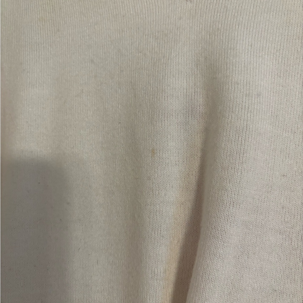 Style & Co. Ivory Balloon-Sleeve Sweater with Keyhole Neck, Size 0X. - Picture 7 of 7